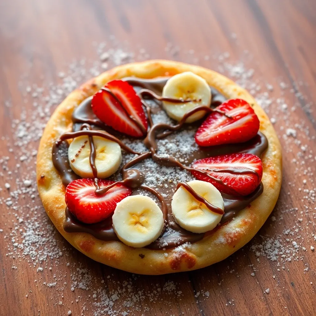 Nutella Dessert Pizza